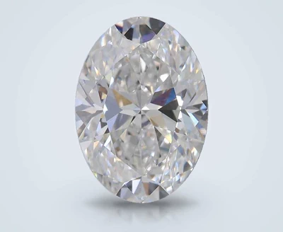 2.59ct E VVS2 Rare Carat Ideal Cut Oval Lab Grown Diamond