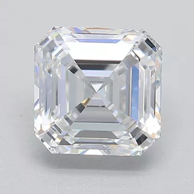 0.82ct D IF Rare Carat Ideal Cut Asscher Lab Grown Diamond