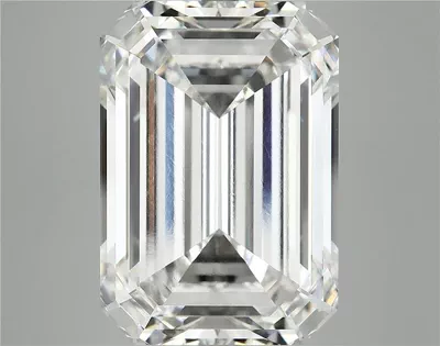 15.47ct F VVS2 Rare Carat Ideal Cut Emerald Lab Grown Diamond