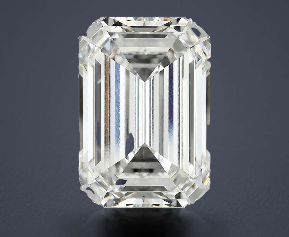 15.47ct F VVS2 Rare Carat Ideal Cut Emerald Lab Grown Diamond