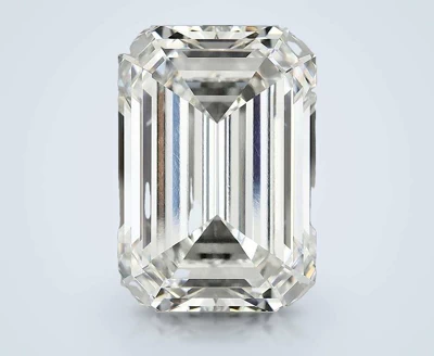 15.47ct F VVS2 Rare Carat Ideal Cut Emerald Lab Grown Diamond