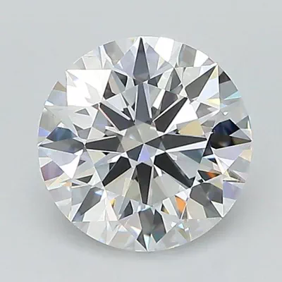 1.36ct D VS2 Rare Carat Ideal Cut Round Lab Grown Diamond