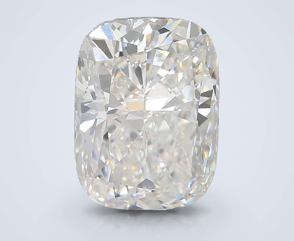 9.22ct F VVS2 Rare Carat Ideal Cut Cushion Lab Grown Diamond
