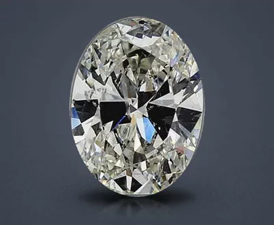 5.01ct I SI2 Rare Carat Ideal Cut Oval Diamond