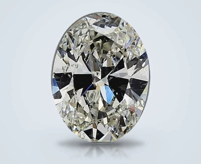 5.01ct I SI2 Rare Carat Ideal Cut Oval Diamond
