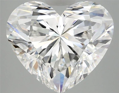 6.05ct E VVS2 Rare Carat Ideal Cut Heart Lab Grown Diamond