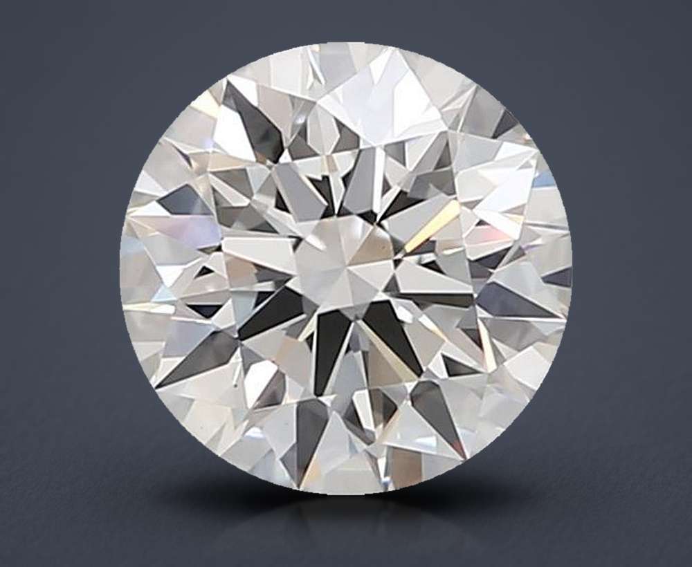 2.05ct F VS1 Rare Carat Ideal Cut Round Lab Grown Diamond