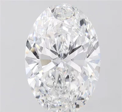 10.07ct F VVS2 Rare Carat Ideal Cut Oval Lab Grown Diamond
