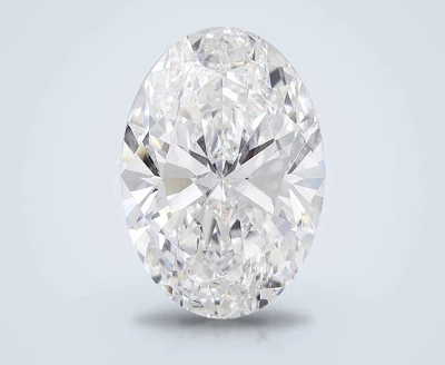10.07ct F VVS2 Rare Carat Ideal Cut Oval Lab Grown Diamond