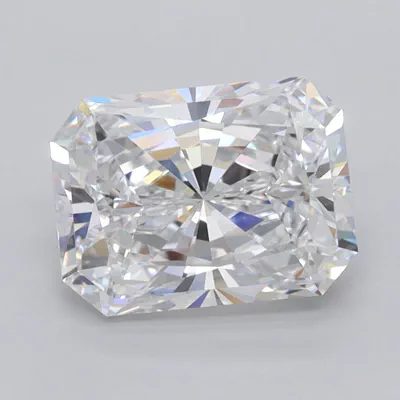 2.01ct D VVS1 Rare Carat Ideal Cut Radiant Lab Grown Diamond