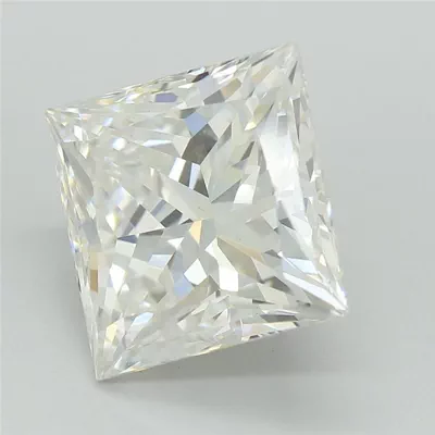 3.77ct F VS1 Rare Carat Ideal Cut Princess Lab Grown Diamond