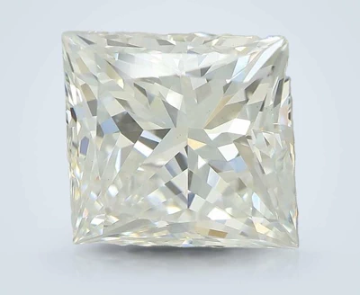 3.77ct F VS1 Rare Carat Ideal Cut Princess Lab Grown Diamond