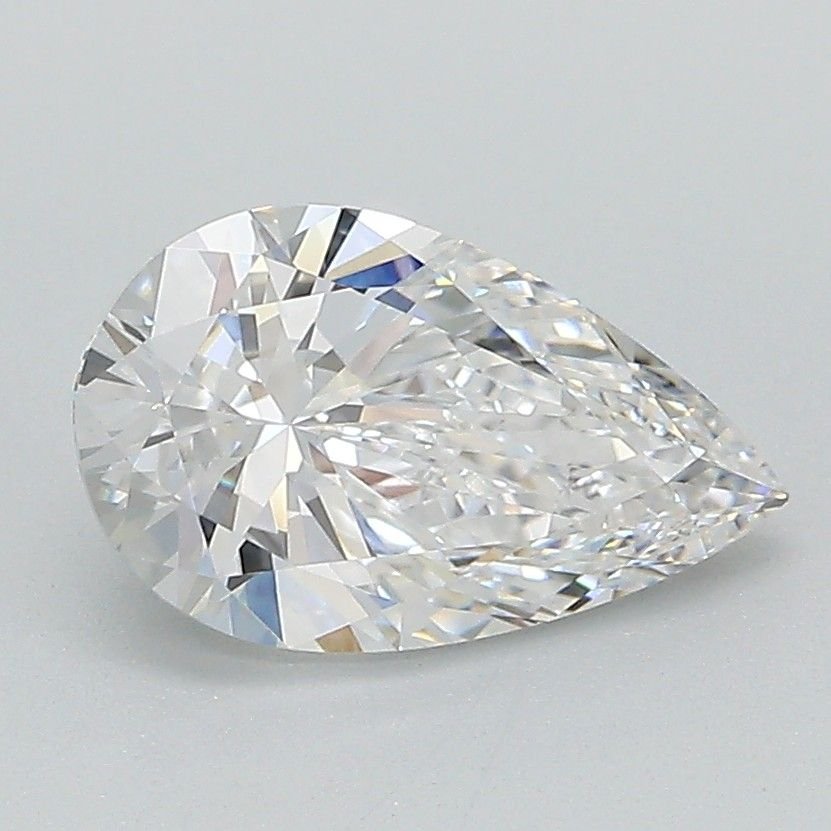1.50ct D VVS2 Rare Carat Ideal Cut Pear Lab Grown Diamond