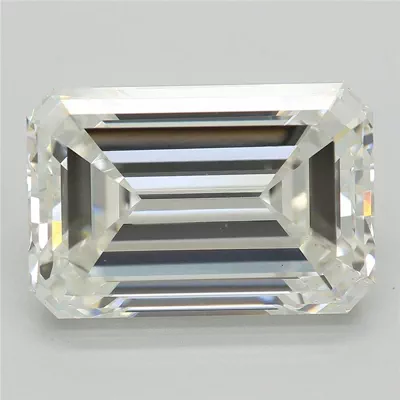6.60ct G VS1 Excellent Cut Emerald Lab Grown Diamond