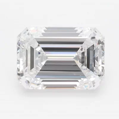 1.53ct D VVS1 Rare Carat Ideal Cut Emerald Lab Grown Diamond