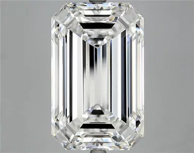 14.02ct F VVS2 Excellent Cut Emerald Lab Grown Diamond