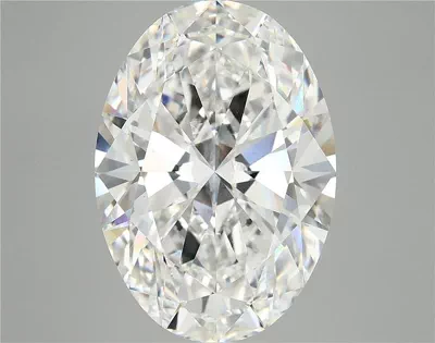 10.15ct F VVS2 Rare Carat Ideal Cut Oval Lab Grown Diamond