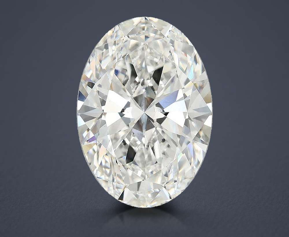 10.15ct F VVS2 Rare Carat Ideal Cut Oval Lab Grown Diamond