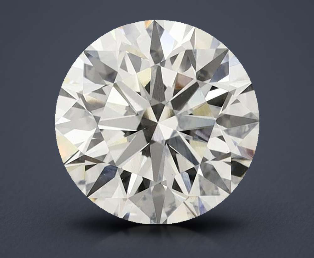 3.28ct H VS1 Rare Carat Ideal Cut Round Lab Grown Diamond