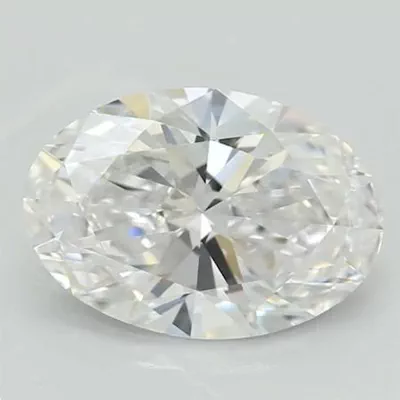 1.54ct D VVS2 Rare Carat Ideal Cut Oval Lab Grown Diamond