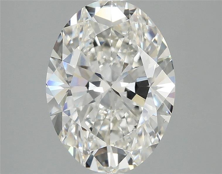 3.01ct H VS2 Rare Carat Ideal Cut Oval Lab Grown Diamond
