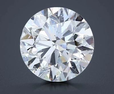 3.01ct F SI2 Excellent Cut Round Diamond