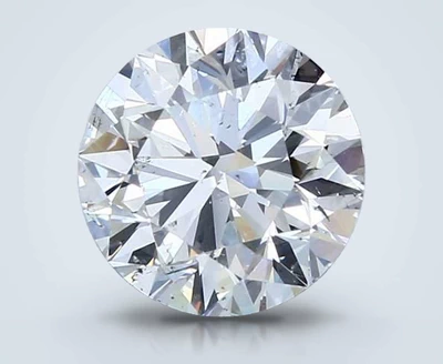 3.01ct F SI2 Excellent Cut Round Diamond
