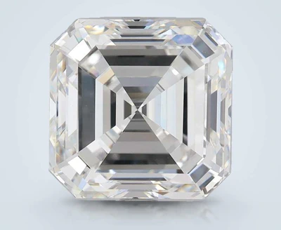 6.58ct F VVS2 Very Good Cut Asscher Lab Grown Diamond