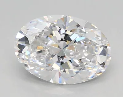 0.82ct D VVS1 Rare Carat Ideal Cut Oval Lab Grown Diamond