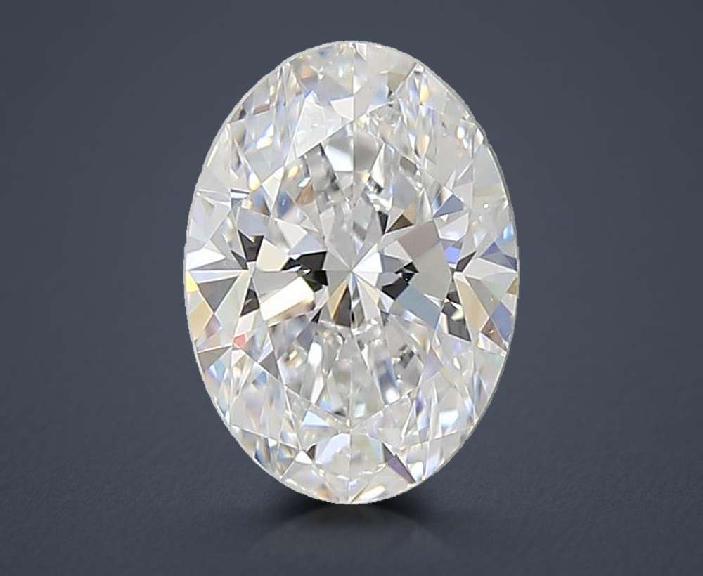 1.60ct D VS1 Rare Carat Ideal Cut Oval Lab Grown Diamond
