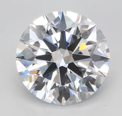 3.01ct E VS1 Rare Carat Ideal Cut Round Lab Grown Diamond