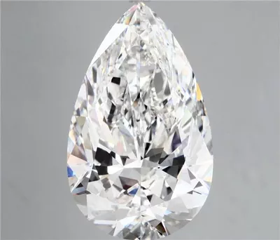 8.29ct E VVS1 Rare Carat Ideal Cut Pear Diamond