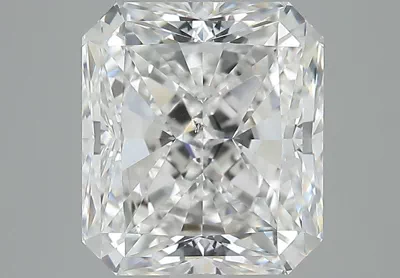 5.07ct G SI1 Rare Carat Ideal Cut Radiant Diamond