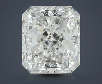 5.07ct G SI1 Rare Carat Ideal Cut Radiant Diamond