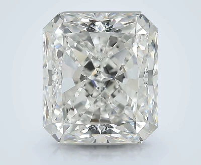 5.07ct G SI1 Rare Carat Ideal Cut Radiant Diamond
