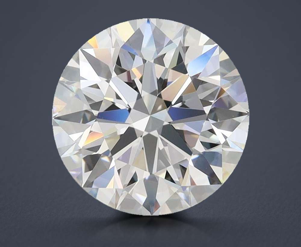 2.84ct D FL Rare Carat Ideal Cut Round Lab Grown Diamond