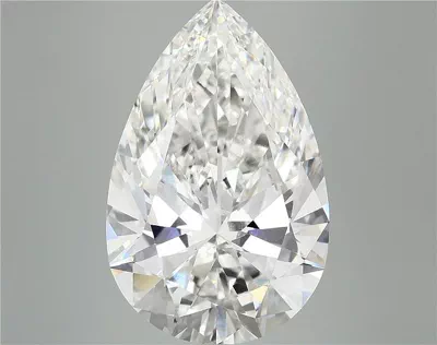 11.04ct F VVS2 Rare Carat Ideal Cut Pear Lab Grown Diamond
