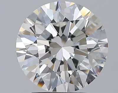 3.10ct F FL Excellent Cut Round Diamond