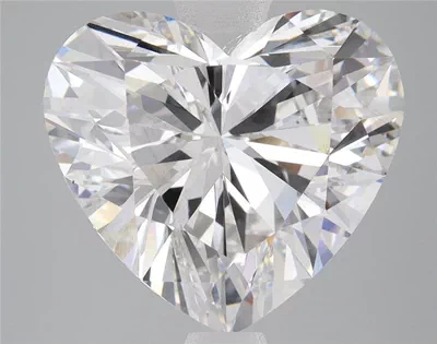 5.52ct F VS2 Rare Carat Ideal Cut Heart Lab Grown Diamond
