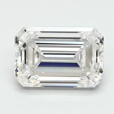 1.64ct D VS2 Excellent Cut Emerald Lab Grown Diamond