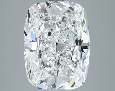5.17ct E VVS2 Rare Carat Ideal Cut Cushion Diamond