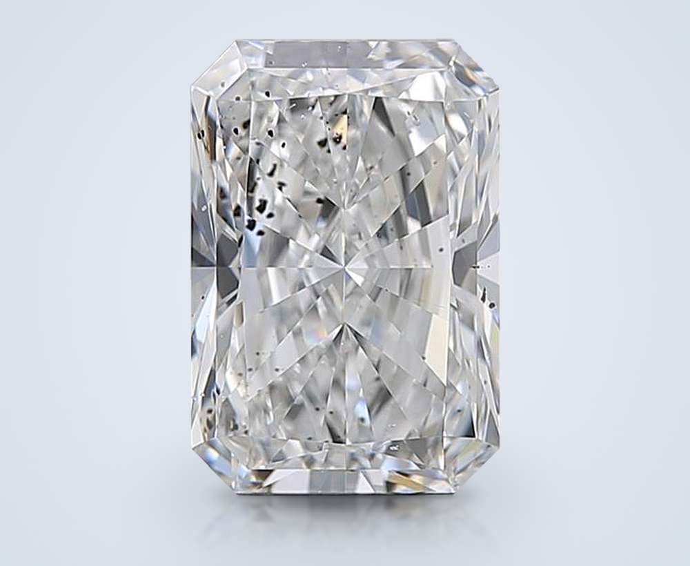2.20ct E SI2 Rare Carat Ideal Cut Radiant Diamond