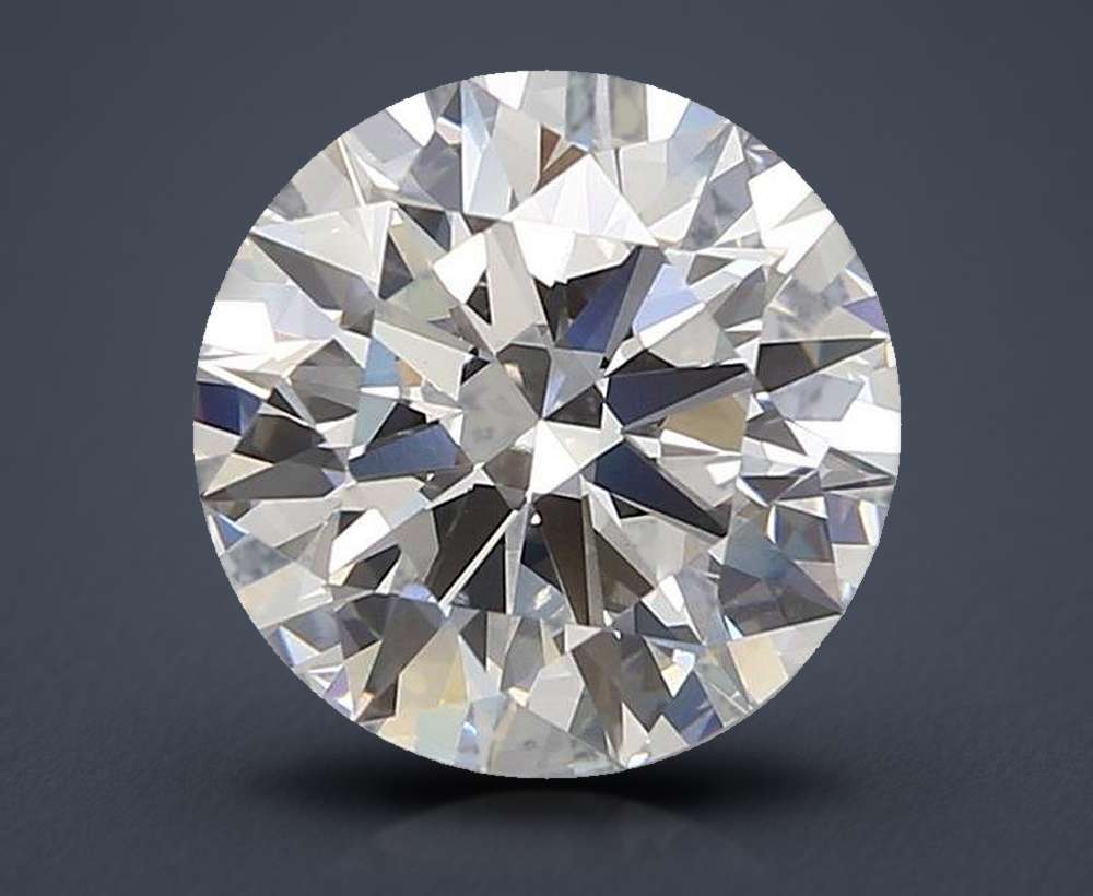 4.14ct D VVS2 Rare Carat Ideal Cut Round Lab Grown Diamond