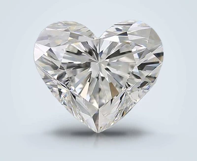 5.02ct G VS2 Rare Carat Ideal Cut Heart Diamond
