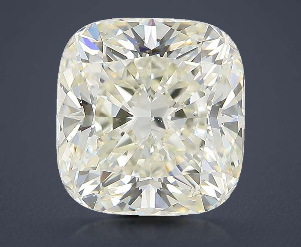 5.02ct K SI1 Very Good Cut Cushion Diamond