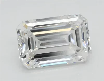 2.03ct D VS2 Rare Carat Ideal Cut Emerald Lab Grown Diamond