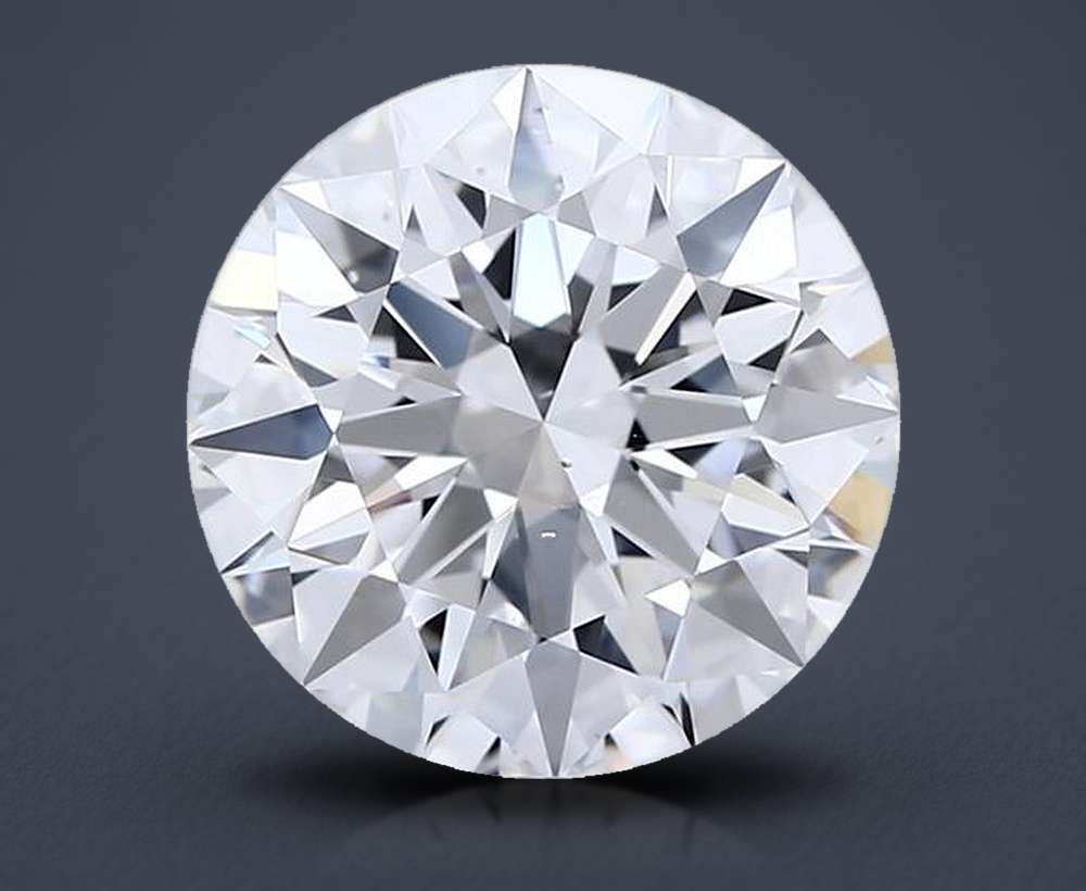 4.03ct E SI1 Rare Carat Ideal Cut Round Diamond