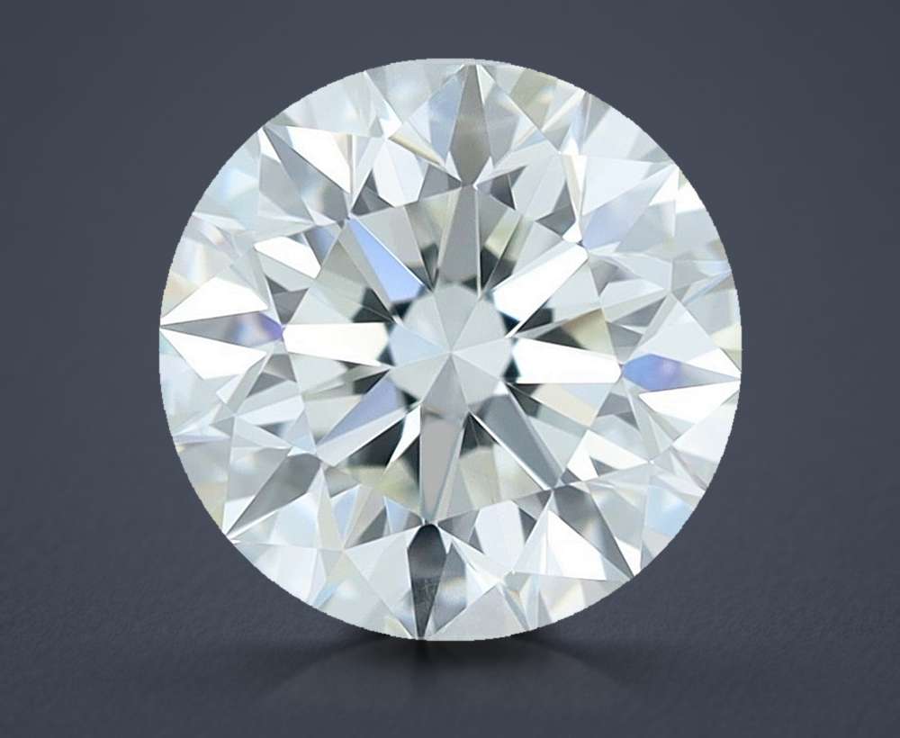 1.07ct H IF Rare Carat Ideal Cut Round Diamond