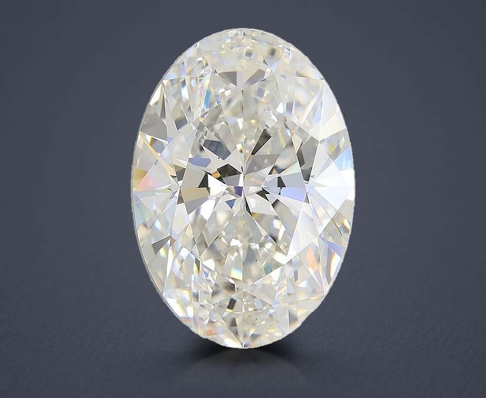 10.50ct F VS1 Rare Carat Ideal Cut Oval Lab Grown Diamond