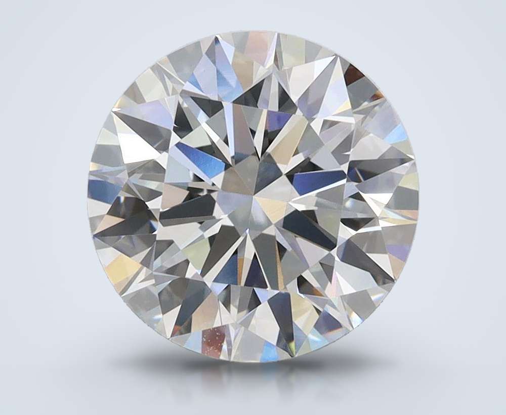 3.04ct F VVS1 Rare Carat Ideal Cut Round Lab Grown Diamond